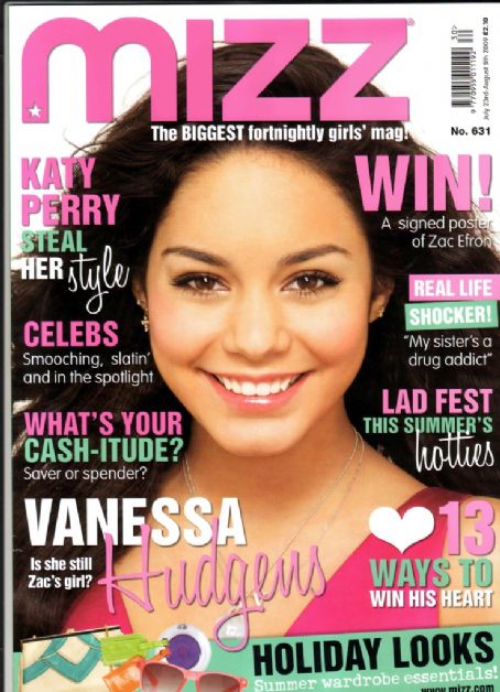 Vanessa Hudgens, Mizz Magazine 23 July 2009 Cover Photo - United Kingdom