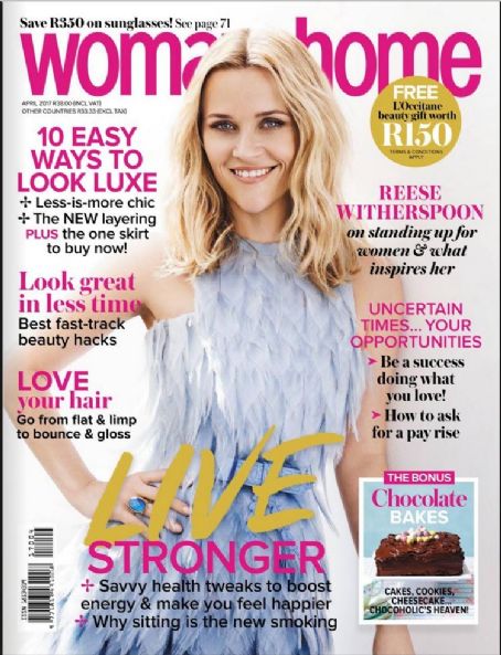 Reese Witherspoon, Woman & Home Magazine April 2017 Cover Photo - South