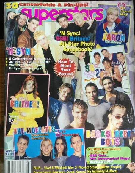 *NSYNC - Superstars Magazine Cover [United States] (August 1999)