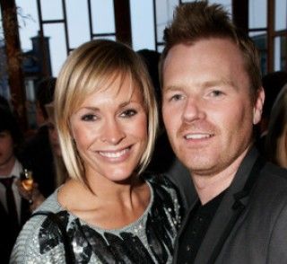 Jenni Falconer and James Midgley