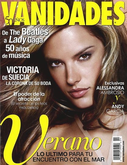 Alessandra Ambrosio, Vanidades Magazine April 2010 Cover Photo - Mexico