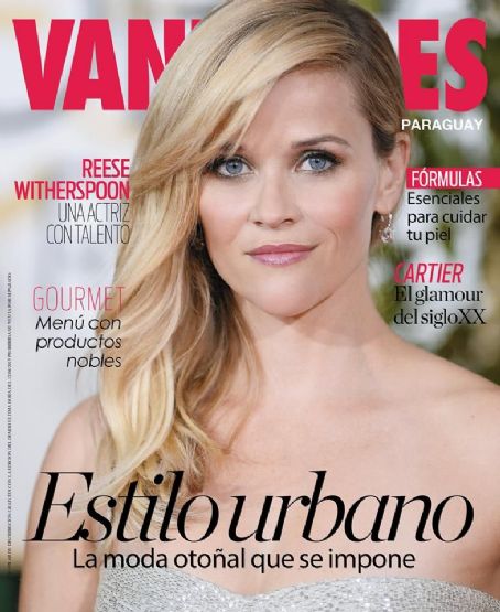 Reese Witherspoon, Vanidades Magazine 12 April 2015 Cover Photo - Paraguay