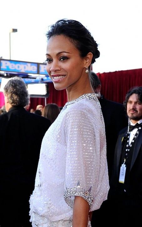 Zoe Saldana's Stylish 2012 SAG Awards Arrival