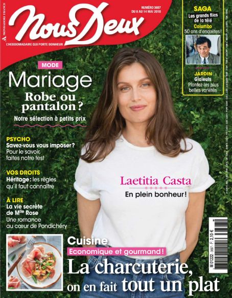 Laetitia Casta, Nous Deux Magazine 08 May 2018 Cover Photo - France