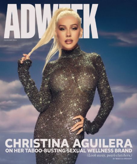 Christina Aguilera Adweek Magazine February 2024 Cover Photo United States