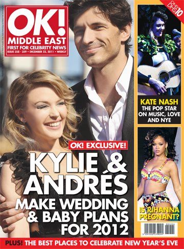 Kylie Minogue and Andres Segura