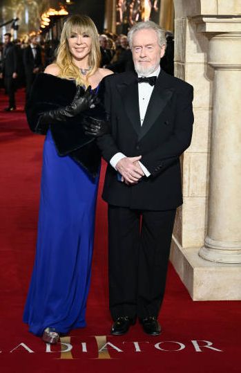 Giannina Facio and Ridley Scott