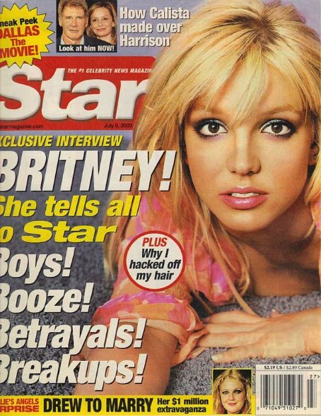 Britney Spears, Star Magazine 08 July 2003 Cover Photo - United States