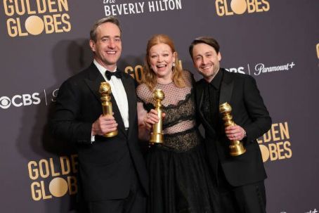 Matthew Macfadyen, Sarah Snook and Kieran Culkin - The 81st Golden Globe Awards (2024)