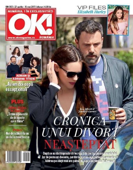 Ben Affleck, Jennifer Garner - OK! Magazine Cover [Romania] (27 April 2017)