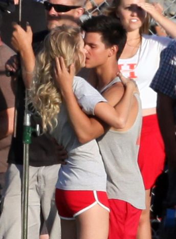 Taylor and Taylor Kissing