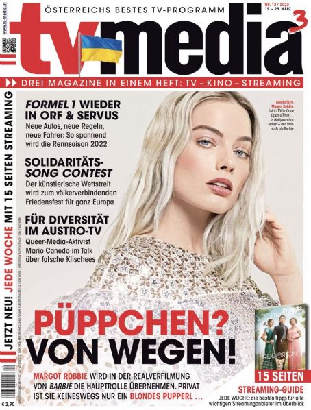 Margot Robbie, TV Media Magazine 19 March 2022 Cover Photo - Austria