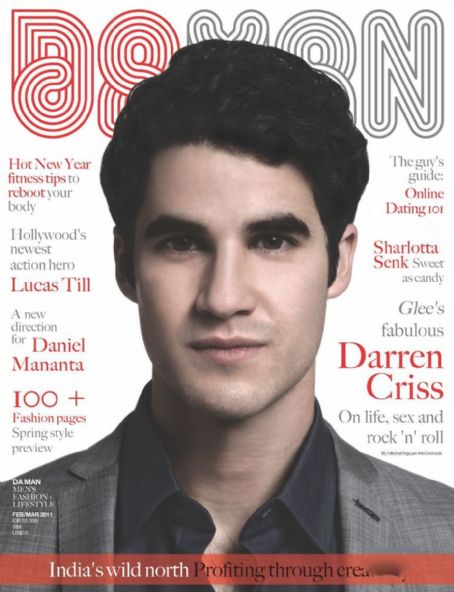 Darren Criss, Da Man Magazine March 2011 Cover Photo - United States