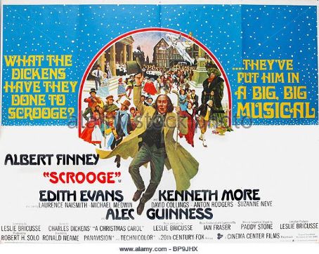 Scrooge 1970 Motion Picture Film Musical Starring Albert Finney