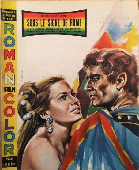 Anita Ekberg - Roman Film Color Magazine Cover [France] (15 July 1960)