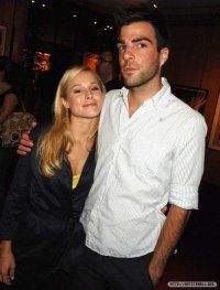 Kristen Bell and Zachary Quinto