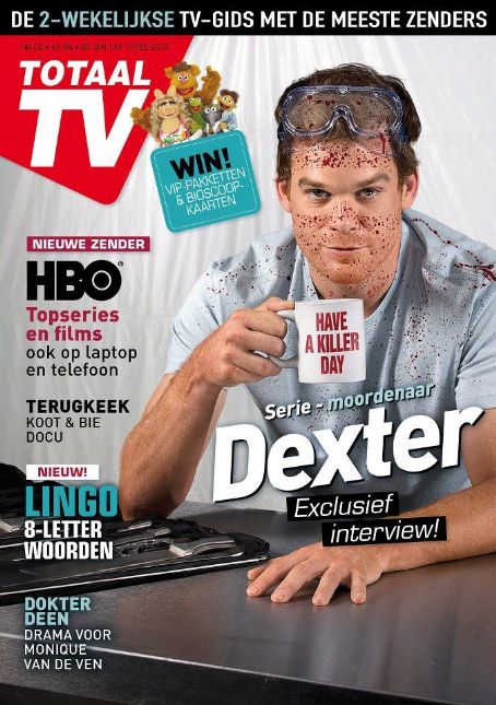 Michael C. Hall, Dexter Fowler - Totaal TV Magazine Cover [Netherlands] (28 January 2012)