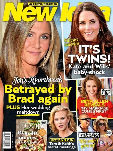 Jennifer Aniston, New Idea Magazine 22 September 2014 Cover Photo - New