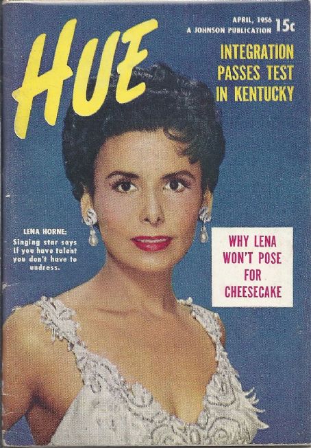 Lena Horne, HueMagazine Magazine April 1956 Cover Photo - United States