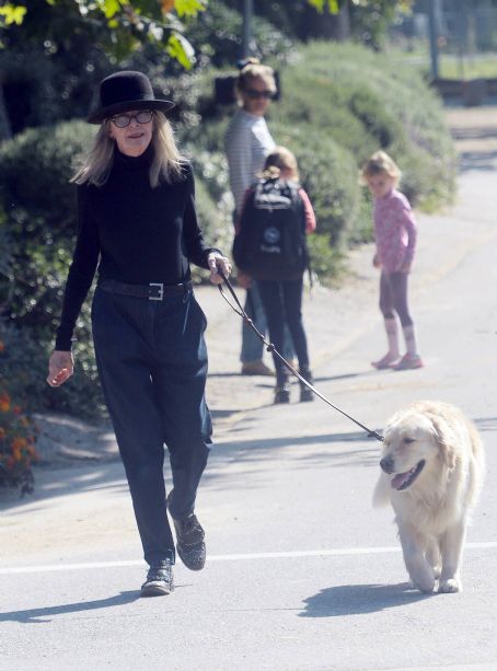 Diane Keaton – Out for a dog walk in Los Angeles | Diane Keaton Picture