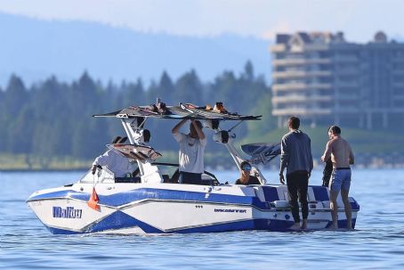 Maria Shriver – Seen on the lake in Coeur d’Alene