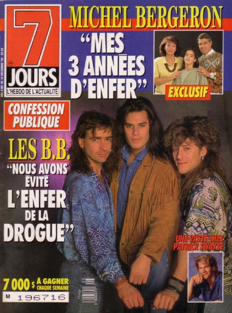 Les B.B., 7 Jours Magazine 15 December 1990 Cover Photo - Canada