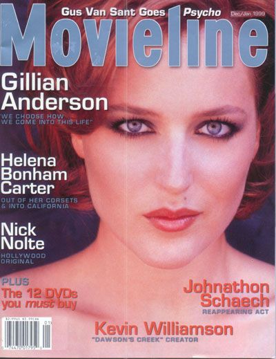 Gillian Anderson, Movieline Magazine December 1999 Cover Photo - United ...