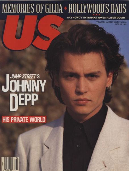 Johnny Depp, US Weekly Magazine June 1989 Cover Photo - United States