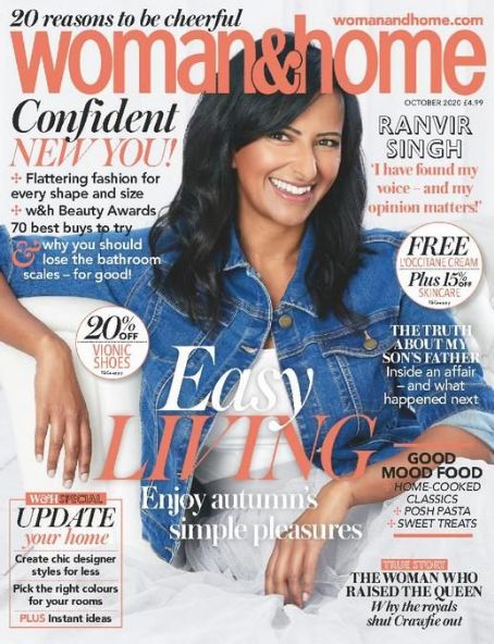 Ranvir Singh - Woman & Home Magazine Cover [United Kingdom] (October 2020)