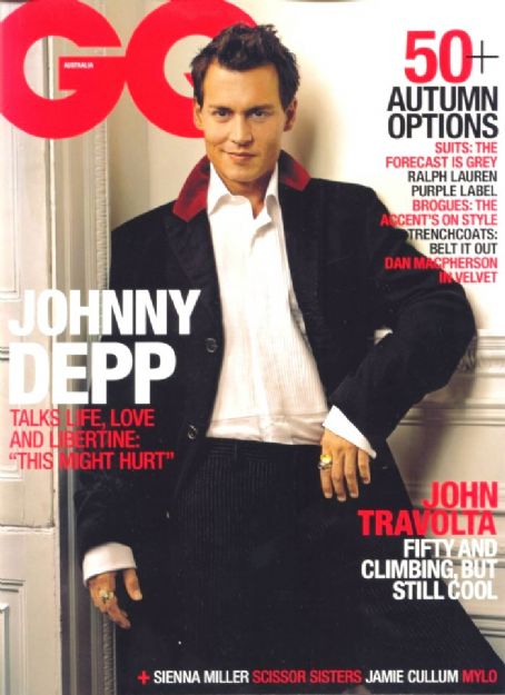 Johnny Depp, GQ Magazine April 2005 Cover Photo - Australia