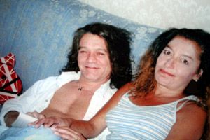 Connie Hamzy and Eddie Van Halen