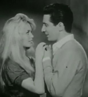 Gilbert Bécaud and Brigitte Bardot