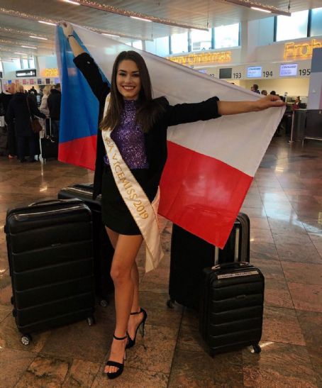 Karolina Kokesova- Departure from Czech Republic for Miss Global 2019 ...