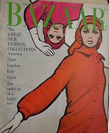 Jean Shrimpton, Ina Balke, Harper's Bazaar Magazine September 1965 ...