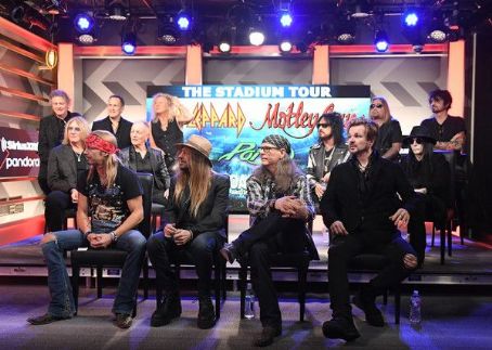 Poison, Mötley Crüe & Def Leppard Poison attend the press conference for THE STADIUM TOUR DEF LEPPARD - MOTLEY CRUE - POISON at SiriusXM Studios on December 04, 2019 in Los Angeles, California