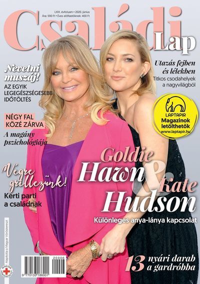Goldie Hawn - Családi Lap Magazine Cover [Hungary] (June 2020)