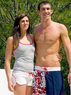 Michael Phelps and Stephanie Rice