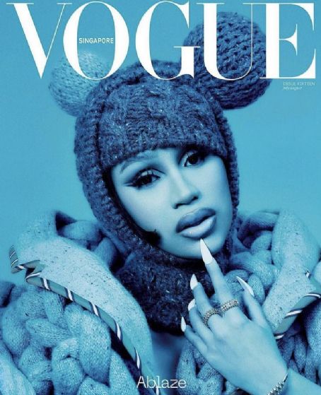 Cardi B, Vogue Magazine August 2022 Cover Photo - Singapore