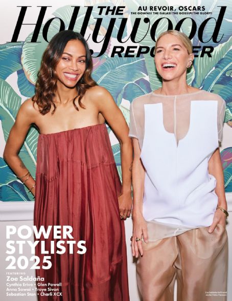 Zoe Saldana - The Hollywood Reporter Magazine Cover [United States] (6 March 2025)