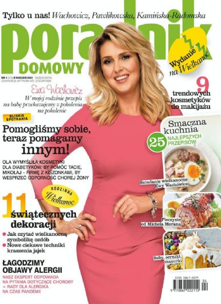 Ewa Wachowicz Poradnik Domowy Magazine April 2021 Cover Photo Poland 0602