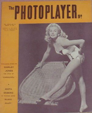 Anita Ekberg - The Photoplayer Magazine Cover [Australia] (10 March 1956)