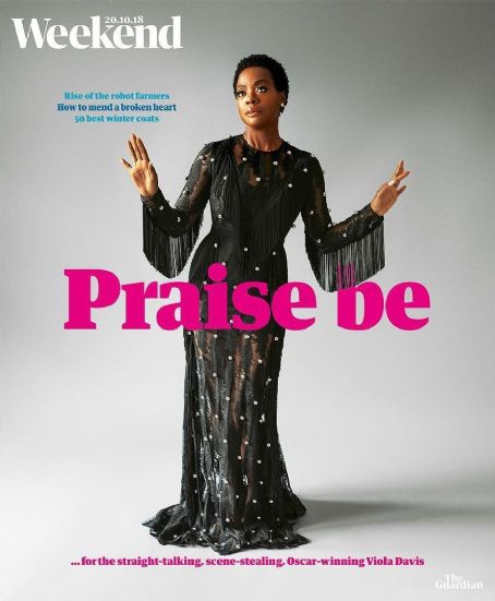 Viola Davis - Weekend Magazine Cover [United Kingdom] (20 October 2018)