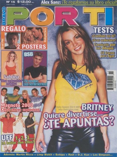 Britney Spears - Por Ti Magazine Cover [Mexico] (27 September 2000)