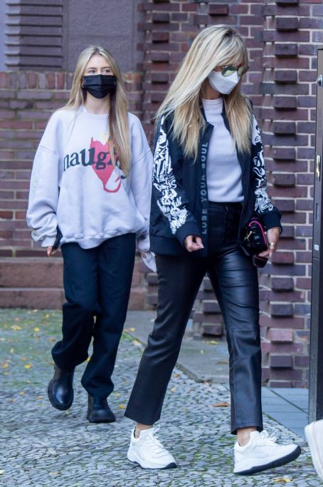 Heidi Klum and Helene Boshoven Samuel – Out for a apartment hunting in Berlin