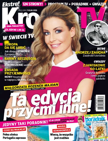 Malgorzata Rozenek Kropka Tv Magazine 07 June 2019 Cover Photo Poland 7100