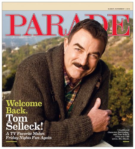 Tom Selleck, Parade Magazine 07 November 2010 Cover Photo - United States