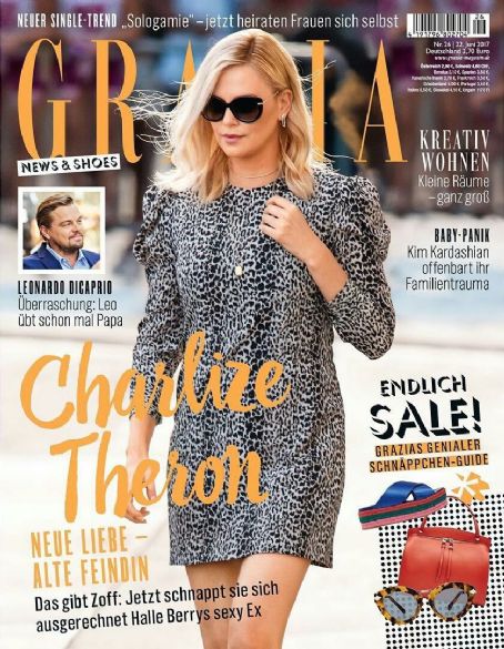 Charlize Theron, Grazia Magazine 22 June 2017 Cover Photo - Germany