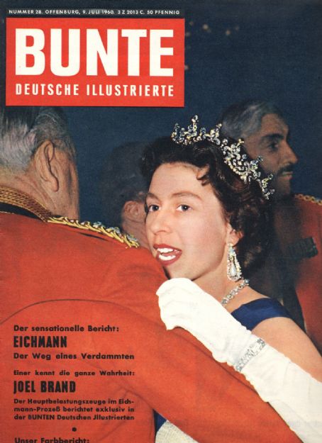 Queen Elizabeth II, Bunte Magazine 09 July 1960 Cover Photo - Germany