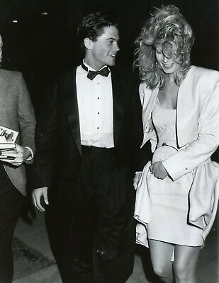 Fawn Hall and Rob Lowe