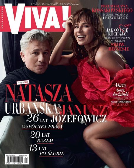 Natasza Urbanska And Janusz Jozefowicz Viva Magazine Cover Poland 11 February 2021 Famousfix Com Post